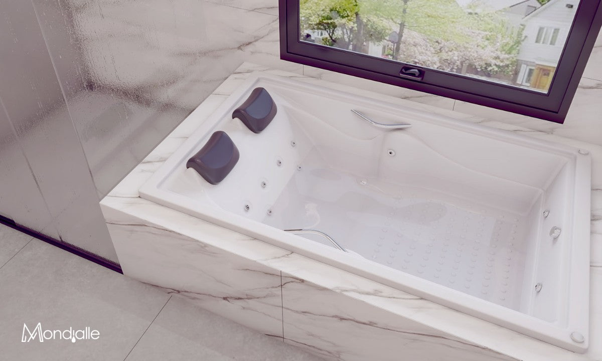 BANHEIRA MONDIALLE ROMA DUPLA 1,75X1,20X0,50 EM ACRILICO