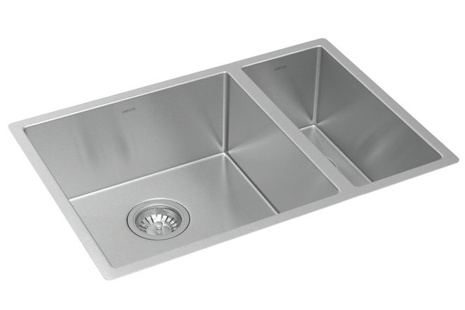 Cuba Dupla de Cozinha Retangular 60X40cm 40/18 Inox Deca CC.660.60.DUO.INX