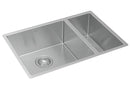 Cuba Dupla de Cozinha Retangular 60X40cm 40/18 Inox Deca CC.660.60.DUO.INX