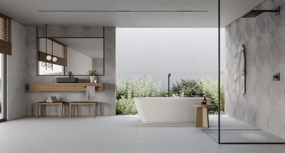 PORCELANATO PORTINARI BOULEVARD DECOR SGR MATTE 58,4X58,4 CAIXA COM 1,70m²